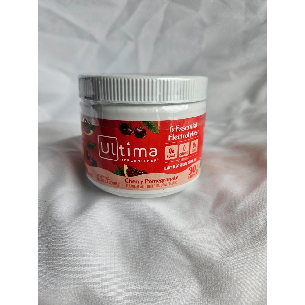 Ultima Replenisher Electrolyte Powder Cherry Pomegranate 30 Servings Exp 09/27